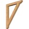 Ekena Millwork Traditional Slat Smooth Bracket, Western Red Cedar, 3 1/2"W x 32"D x 40"H BKT04X32X40TRA06SWR - alternate 1
